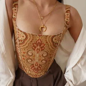 Fall Paisley Corset