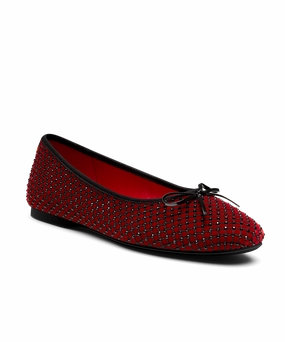 The Songbird - Red Velvet Crystal foam Fashion Forward Design