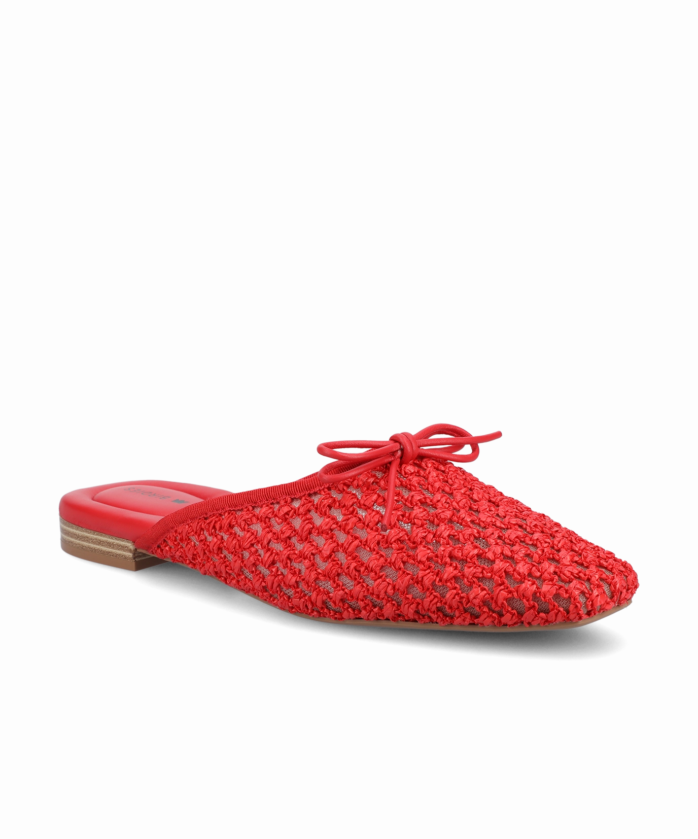 The Lovebird - Red Openweave Light Slip-on Shoes
