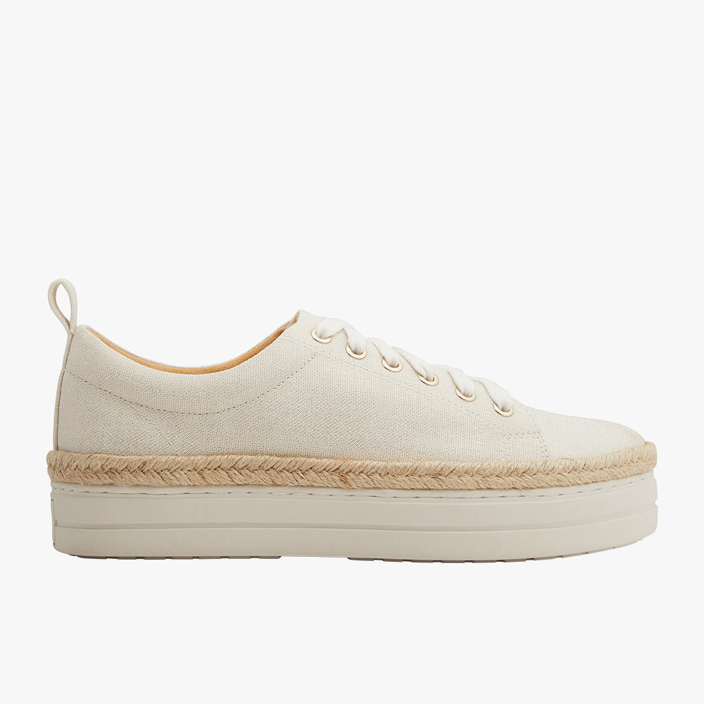 Abrasion resistant Urban Day Mia Canvas Low Top Platform Sneaker