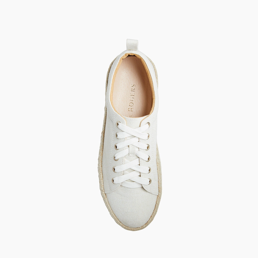 Mia Canvas Low Top Platform Sneaker Fashionable Design