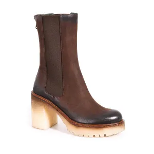 Felmini D213 Mocha Dark Brown Ankle Boots