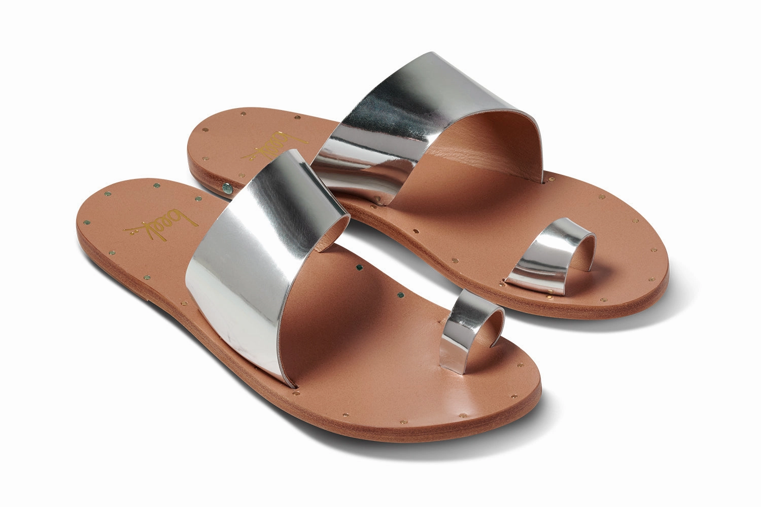 Secure fit Stylish Adventure Footwear FINCH - High Shine Silver