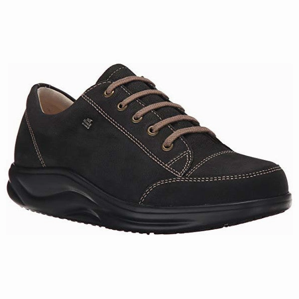 Comfortable Walk Shoes Matte Finish City Dweller Finn Comfort Women's Ikebukuro Sneaker - Black