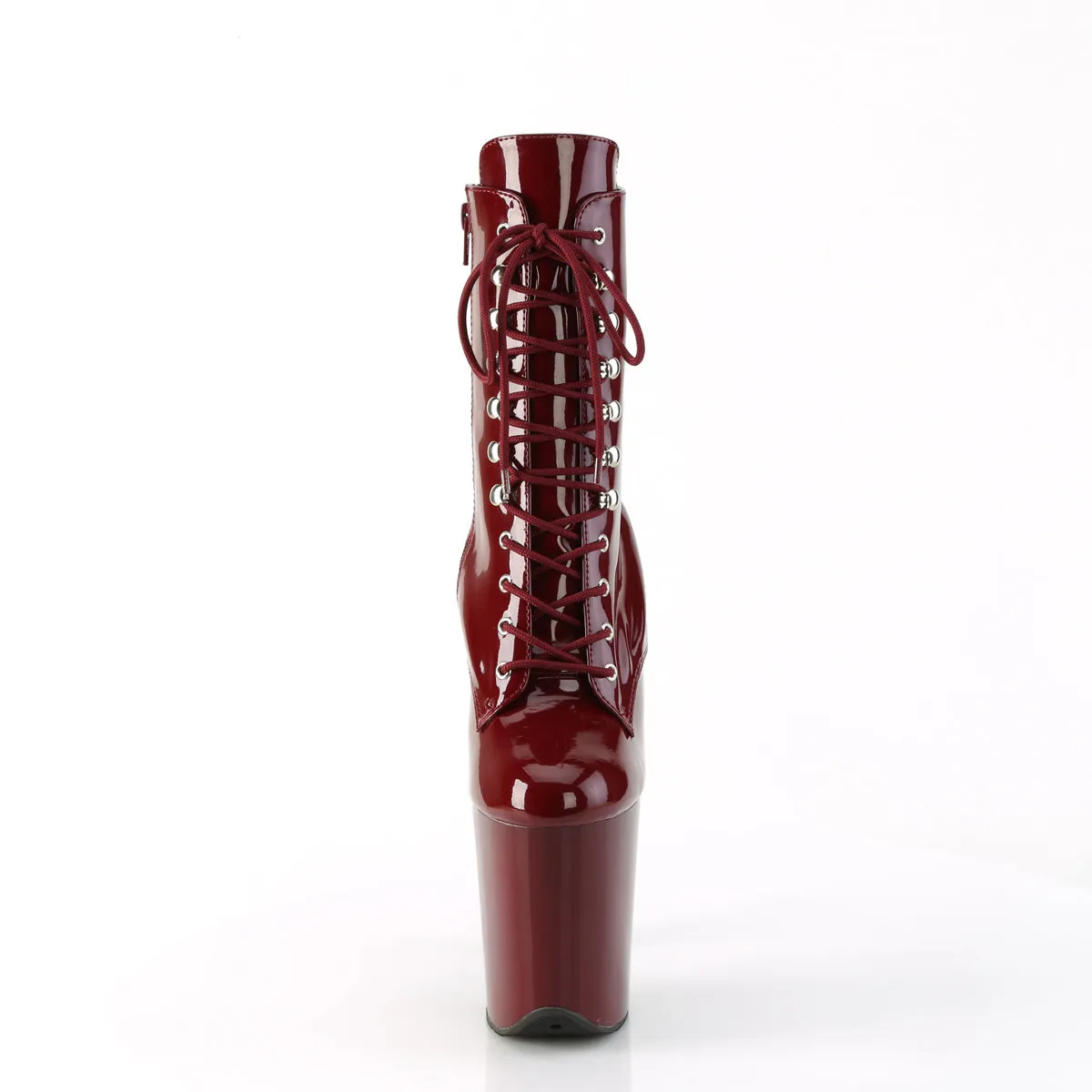 FLAMINGO-1020 Pleaser Burgundy Sexy Platform Shoes (Pole Dancing Heels)