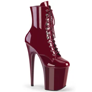 FLAMINGO-1020 Pleaser Burgundy Sexy Platform Shoes (Pole Dancing Heels)