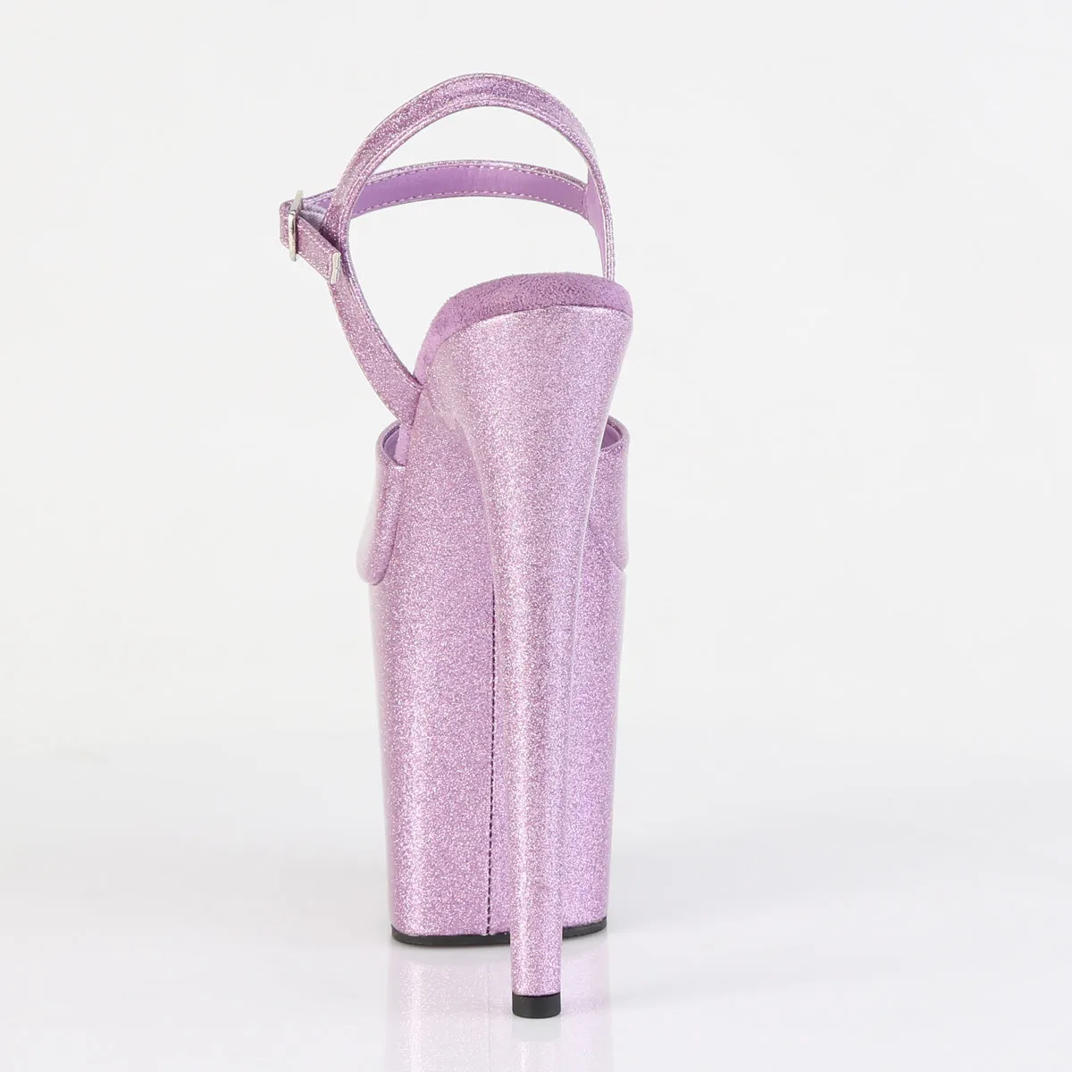 FLAMINGO-809GP Pleaser Lilac Glitter Sexy Platform Shoes (Pole Dancing Heels)