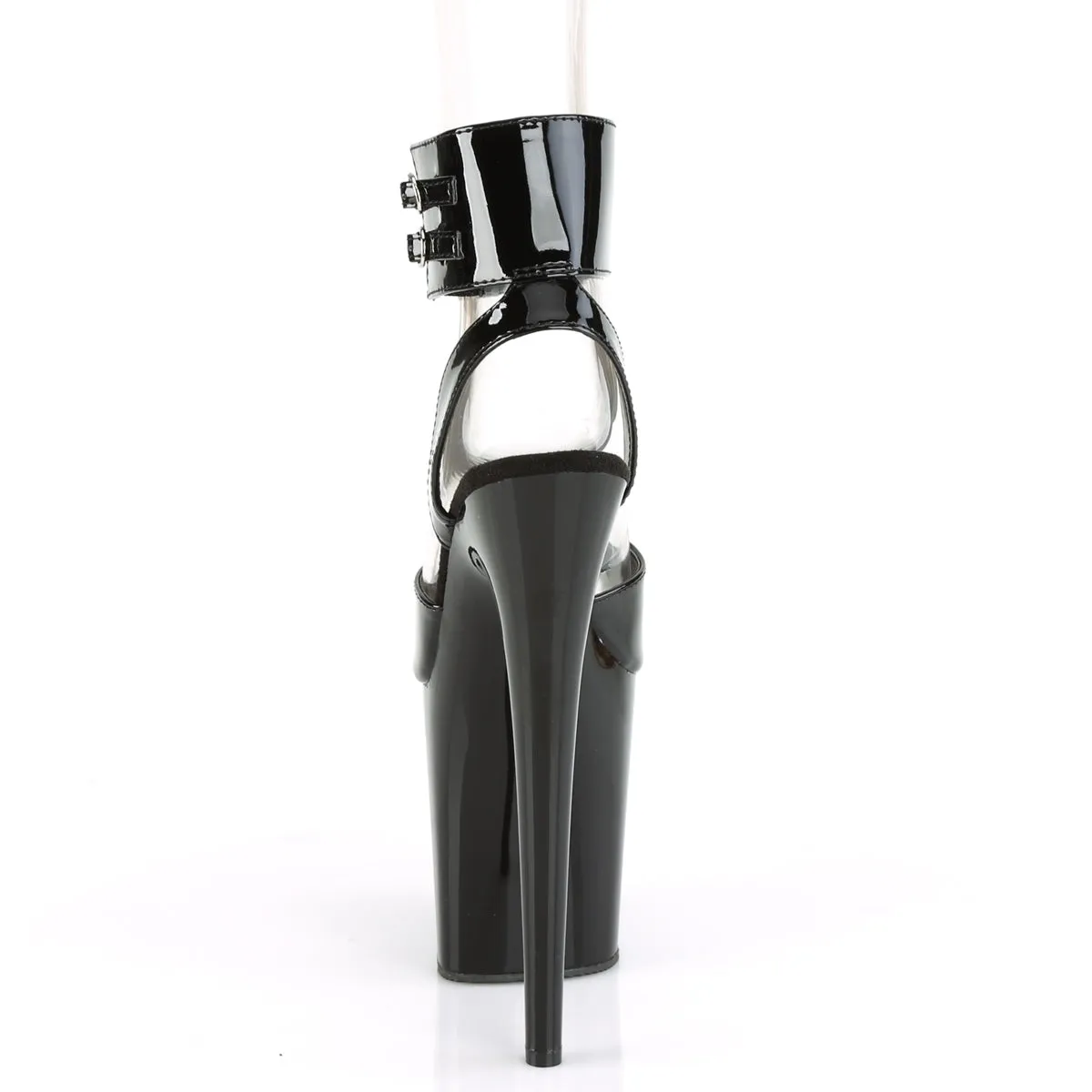FLAMINGO-891 Pleaser Black Patent Sexy Platform Shoes (Pole Dancing Heels)