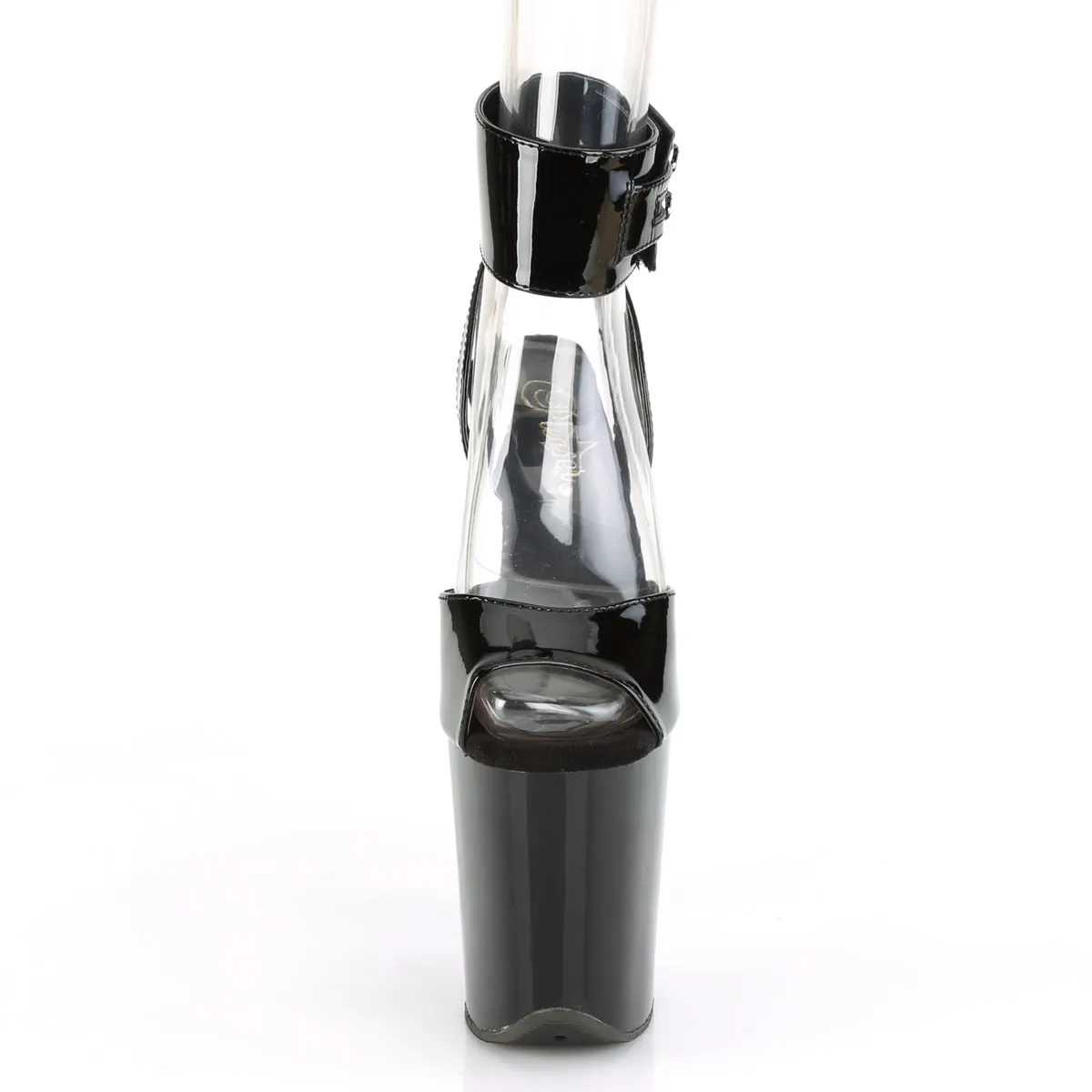 FLAMINGO-891 Pleaser Black Patent Sexy Platform Shoes (Pole Dancing Heels)