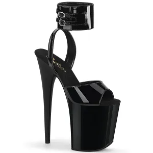 FLAMINGO-891 Pleaser Black Patent Sexy Platform Shoes (Pole Dancing Heels)
