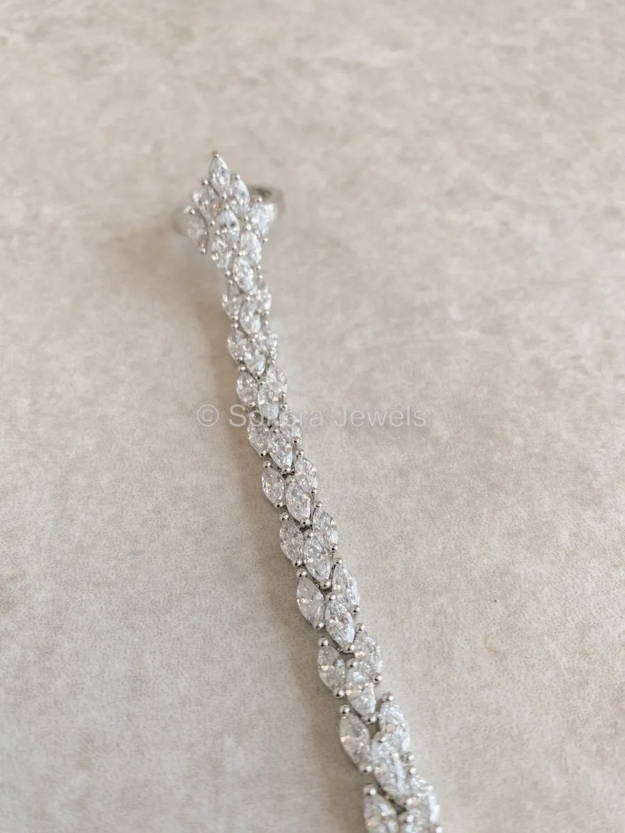 Fleur Diamante Hand Harness