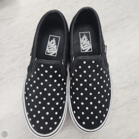 Smooth Feel Action Ready Shoes Sneakers By Vans In Polkadot Pattern, Size: 6
