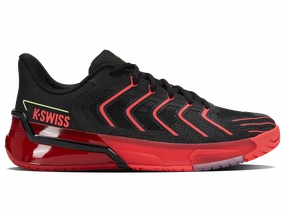 04437-059-M | ULTRASHOT 4 | BLACK/NEON LAVA/CHILI PEPPER Cushioned heel