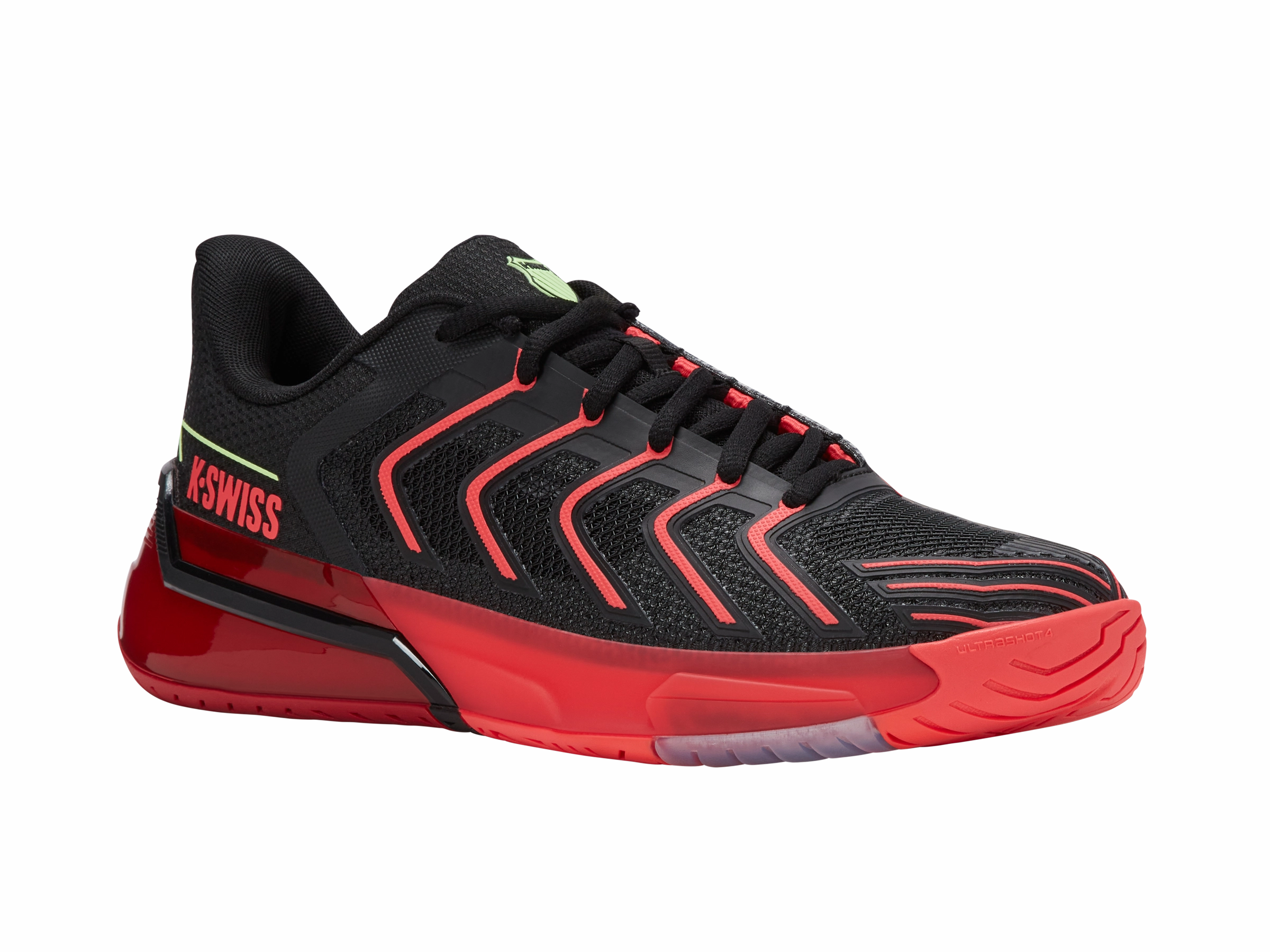 04437-059-M | ULTRASHOT 4 | BLACK/NEON LAVA/CHILI PEPPER Shine Silver
