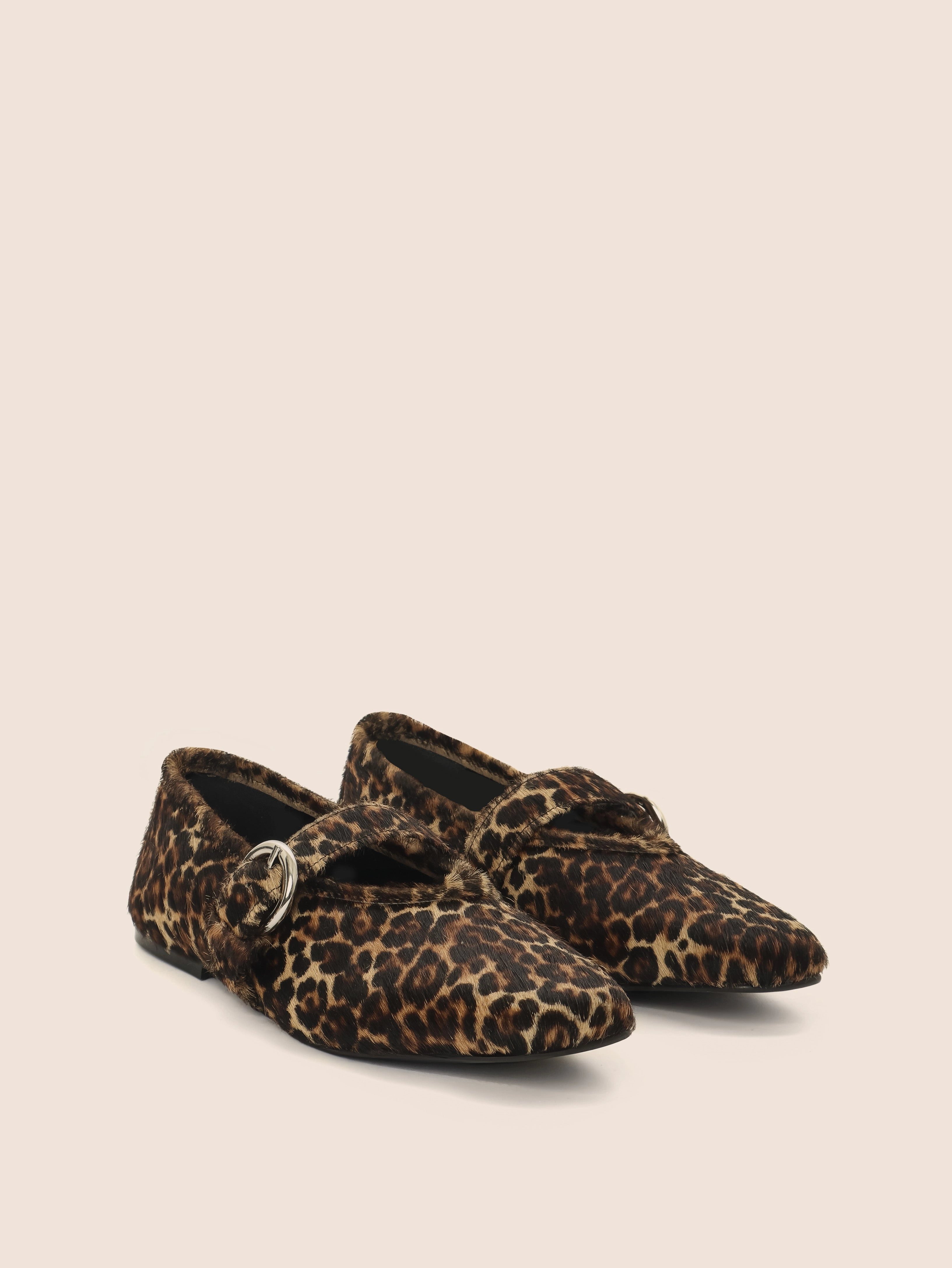 Aveiro Cheetah Ballerina Deck Walk Effortless Comfort Footwear