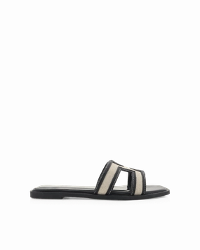 Contoured Arch Shape Blue Cool GORDY WIDE FIT - WHEAT LINEN-BLACK