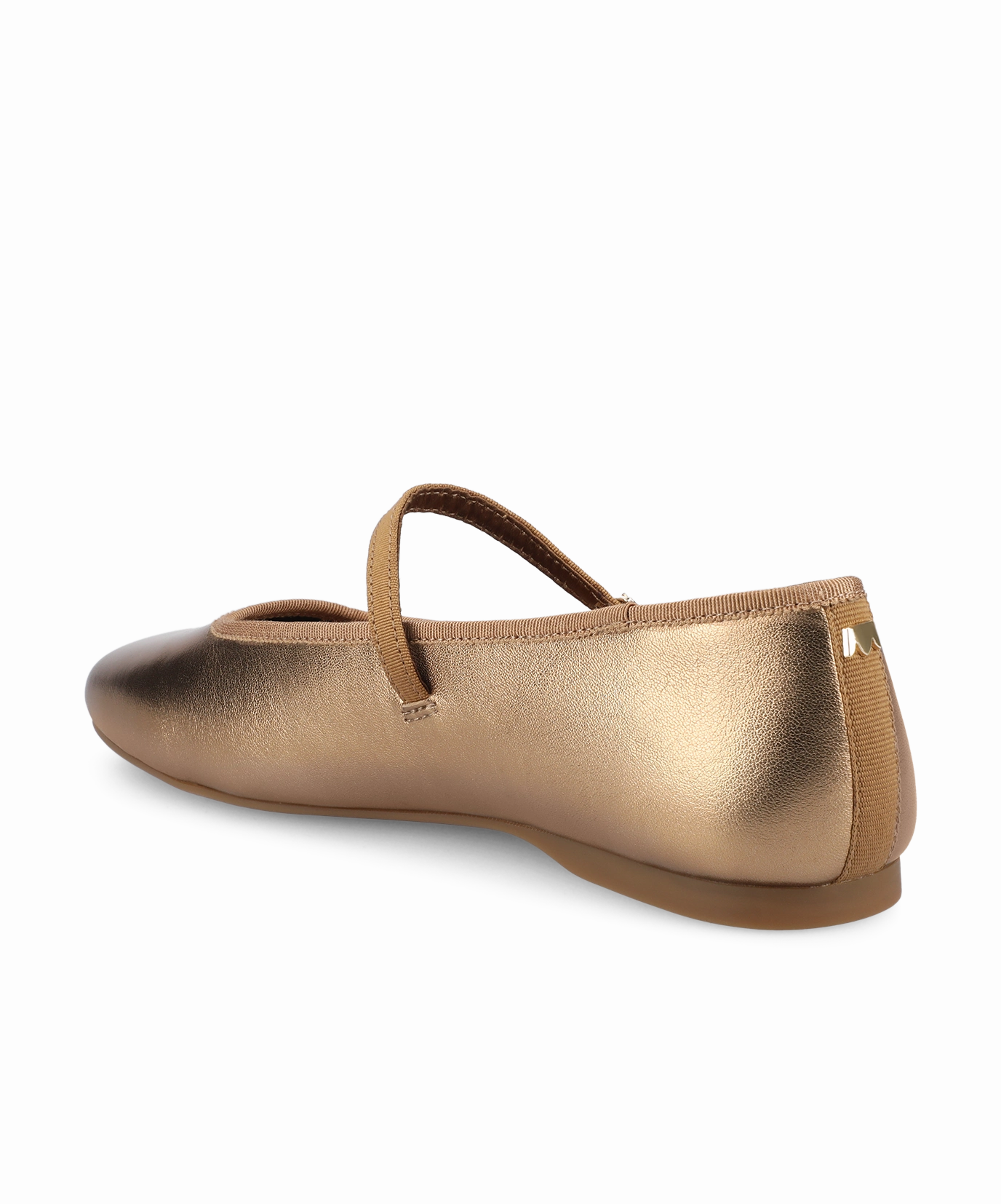 Relax time Simple Walk The Hummingbird Mary Jane - Vintage Gold Metal Leather