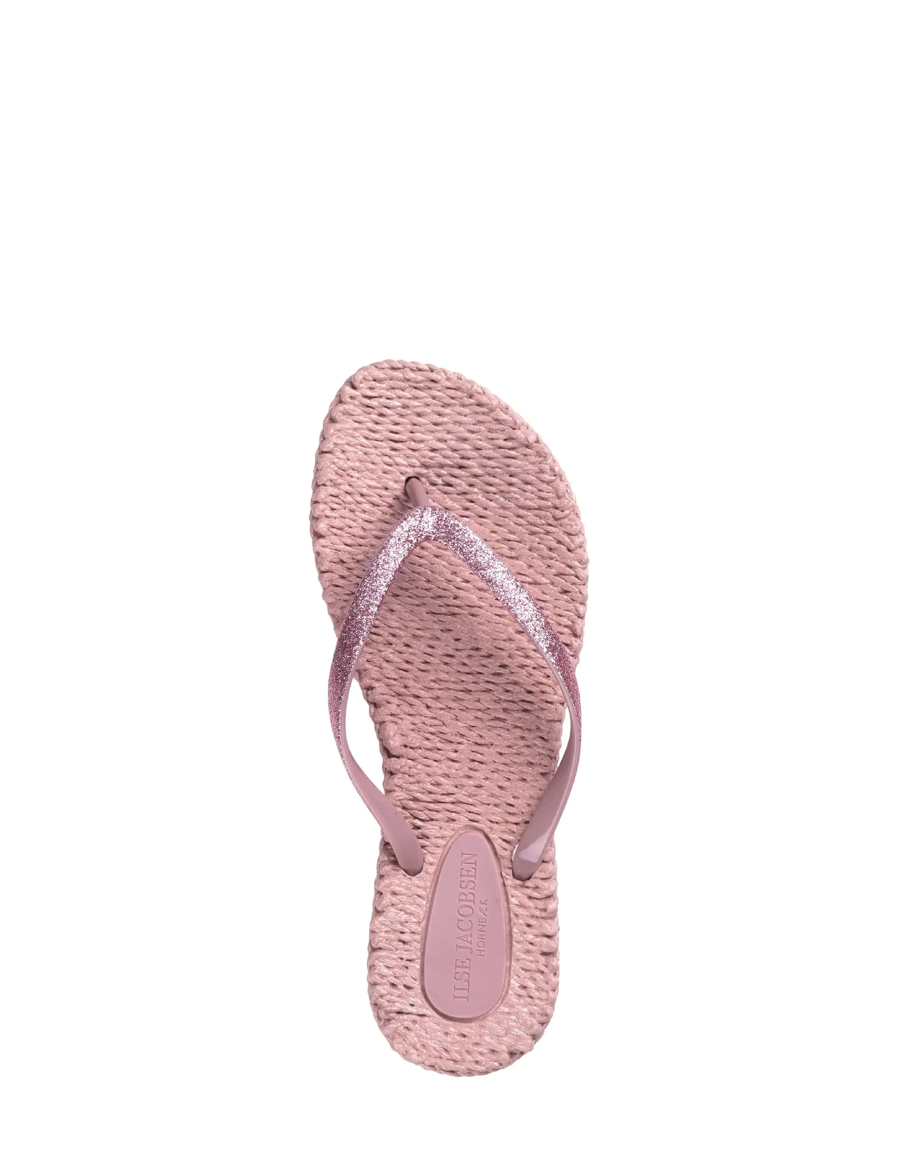 Flip Flops with Glitter Misty Rose