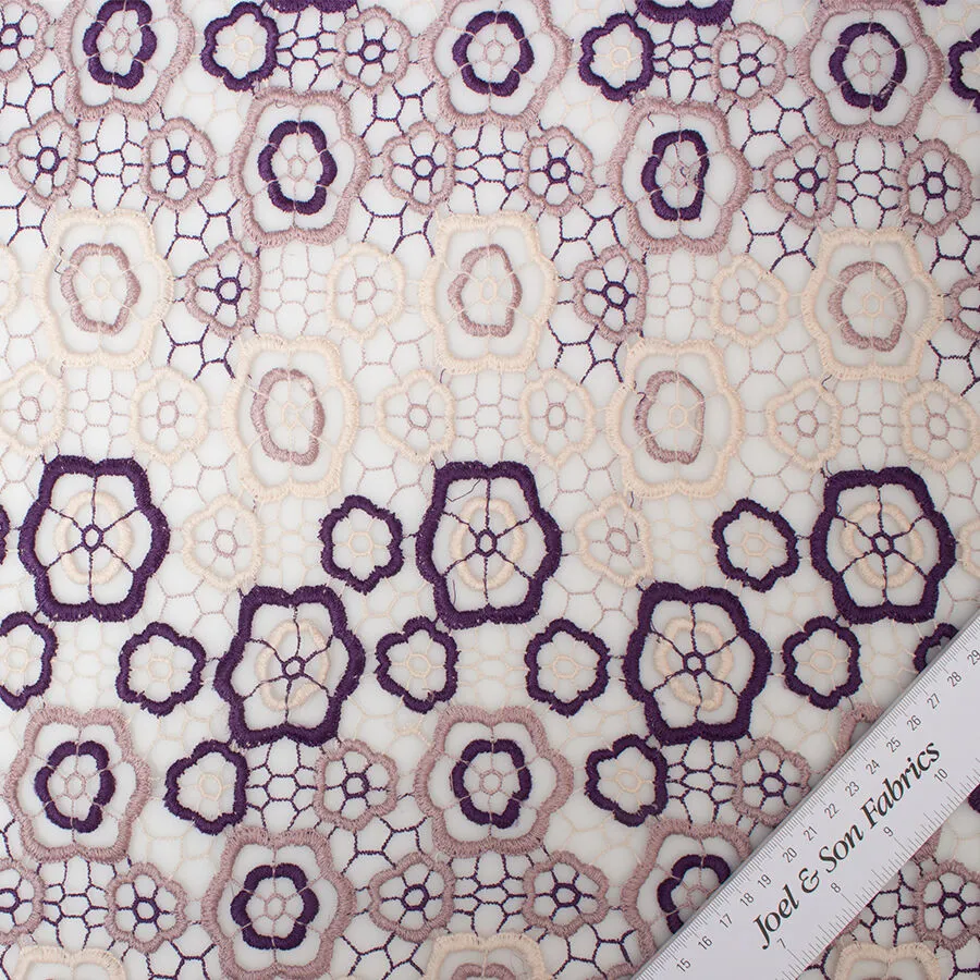Floral Knitted Wool Lace