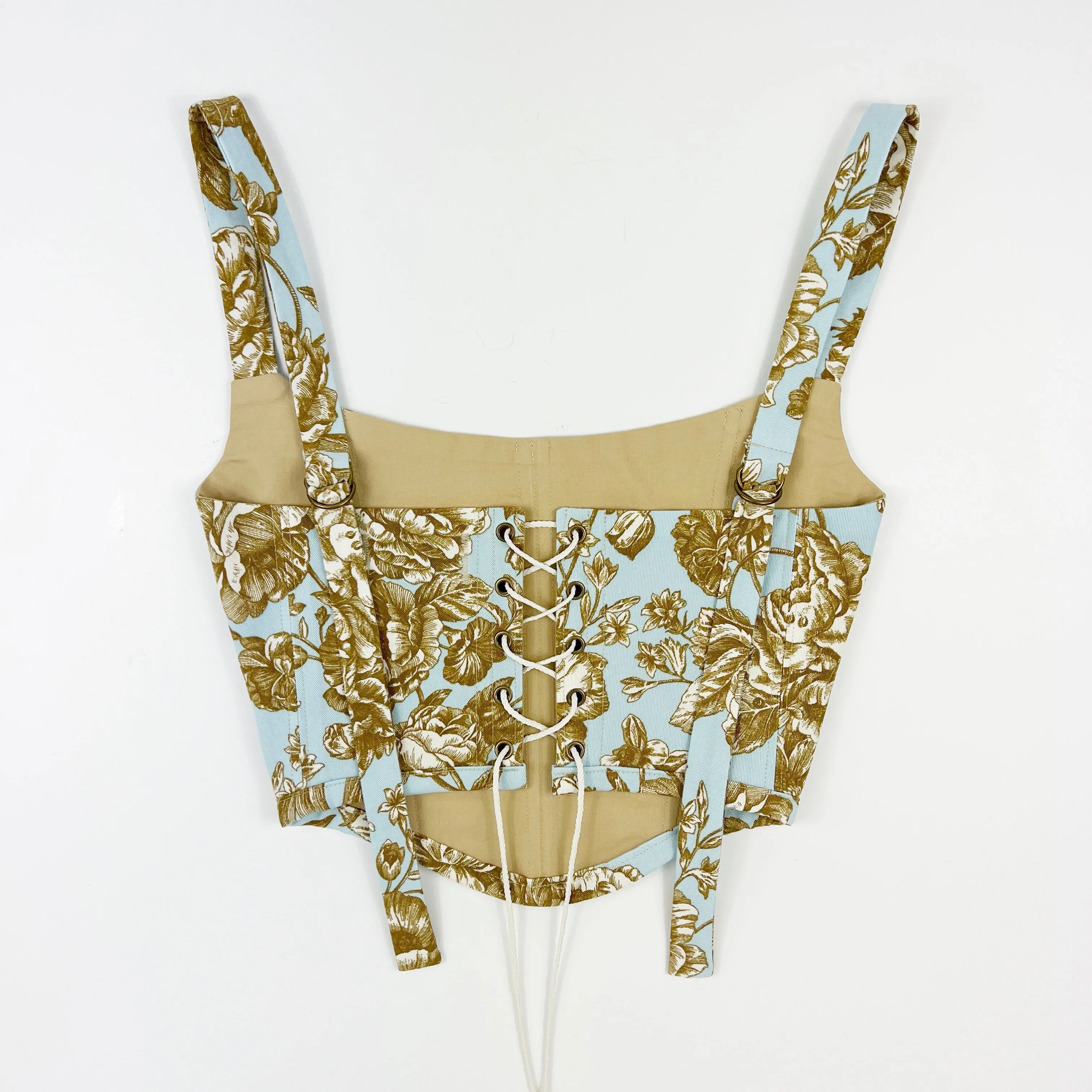 Floral Toile Corset