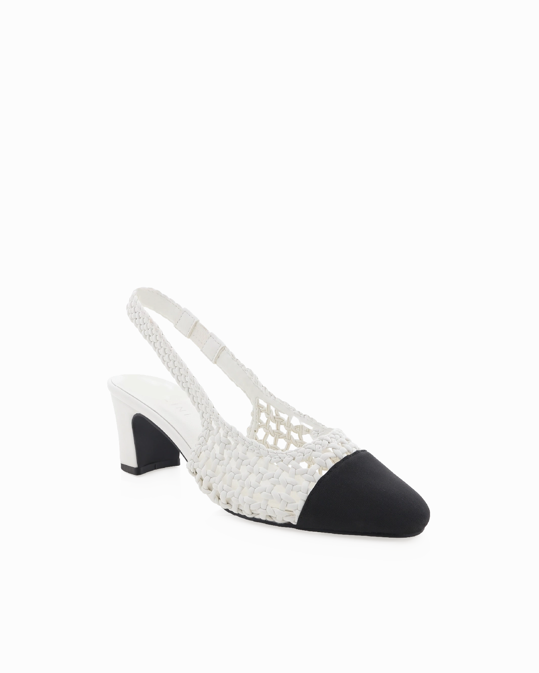 Party Style London Glow FLORIS - WHITE-BLACK GROSGRAIN