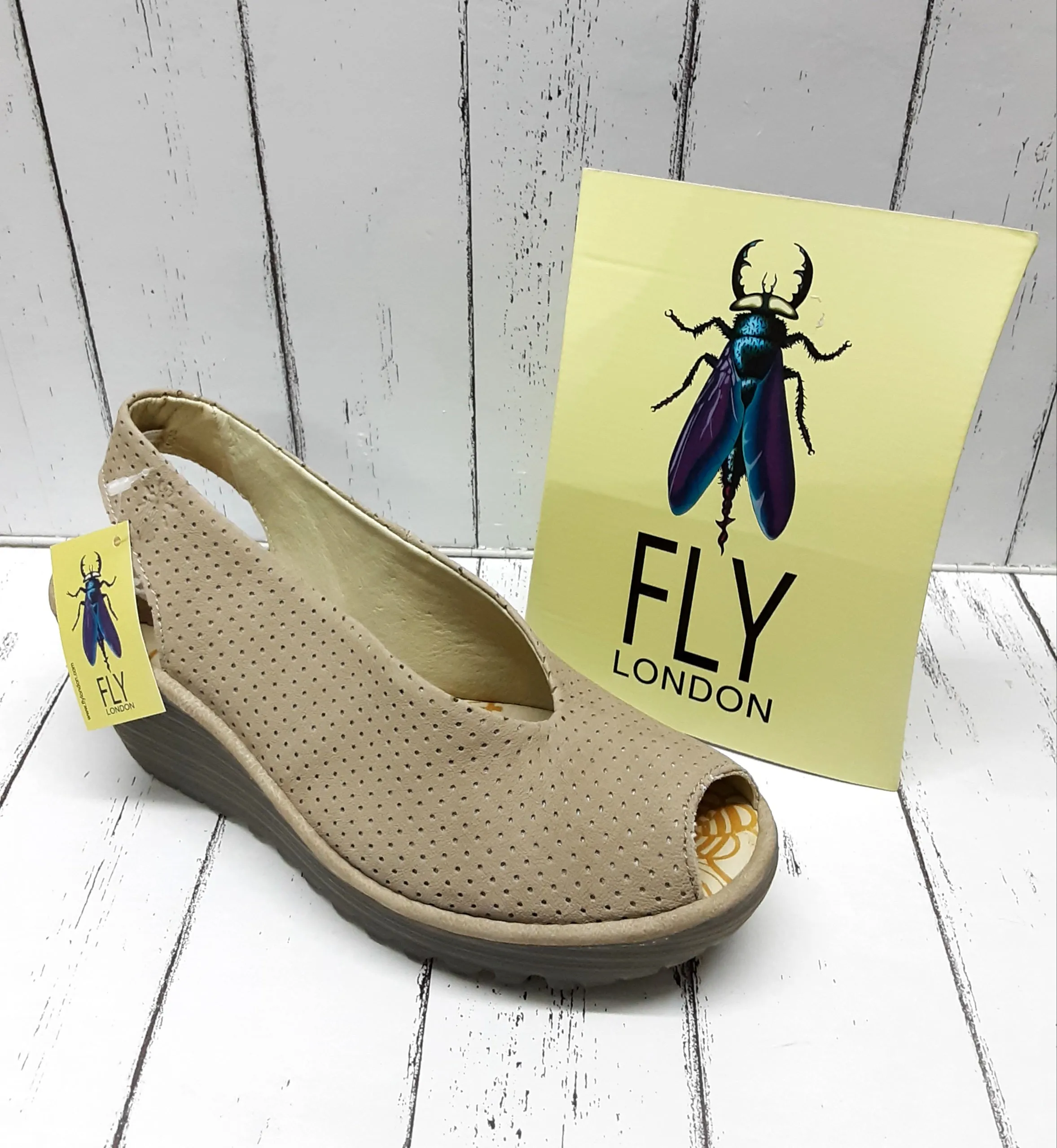 FLY London - YAZU 736FLY - P500736026 - WEDGE SANDAL - Cupido Cloud