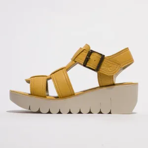 Fly Yellow Bumblebee Wedge Sandal| YUD236Y