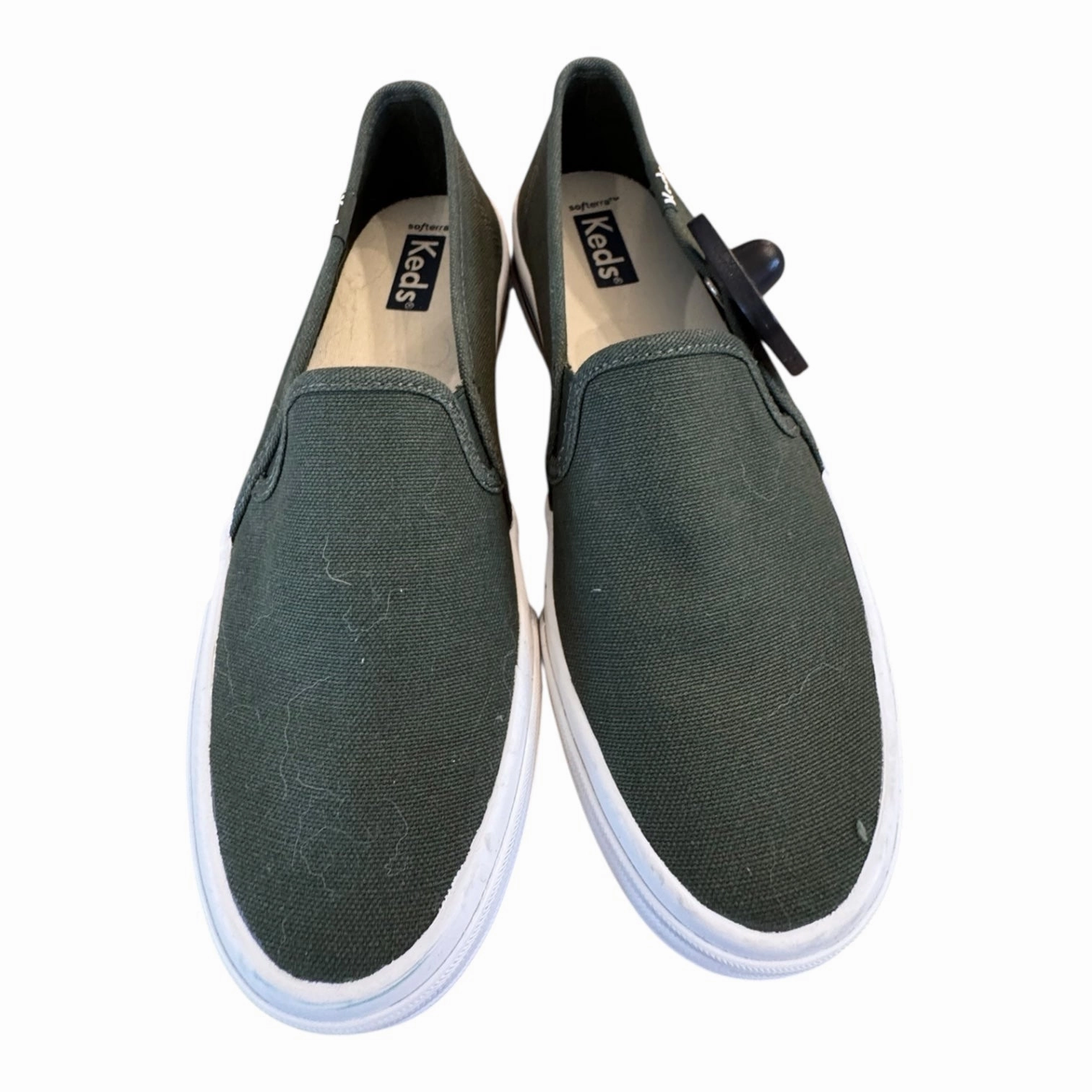 perforated Total Support Shoes Sneakers By Keds In Green & White, Size:6