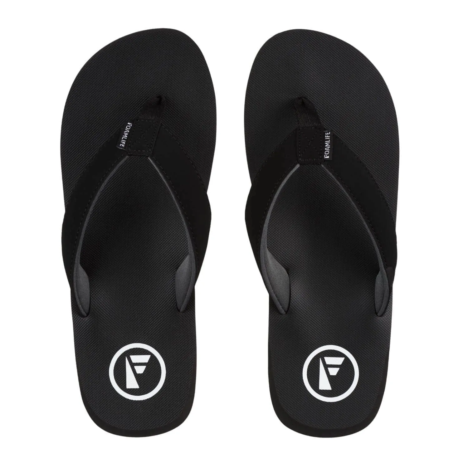 FoamLife Tarlan Flip Flops - Black