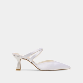 LINORE HEELS TRUE WHITE SATIN Casual Feel