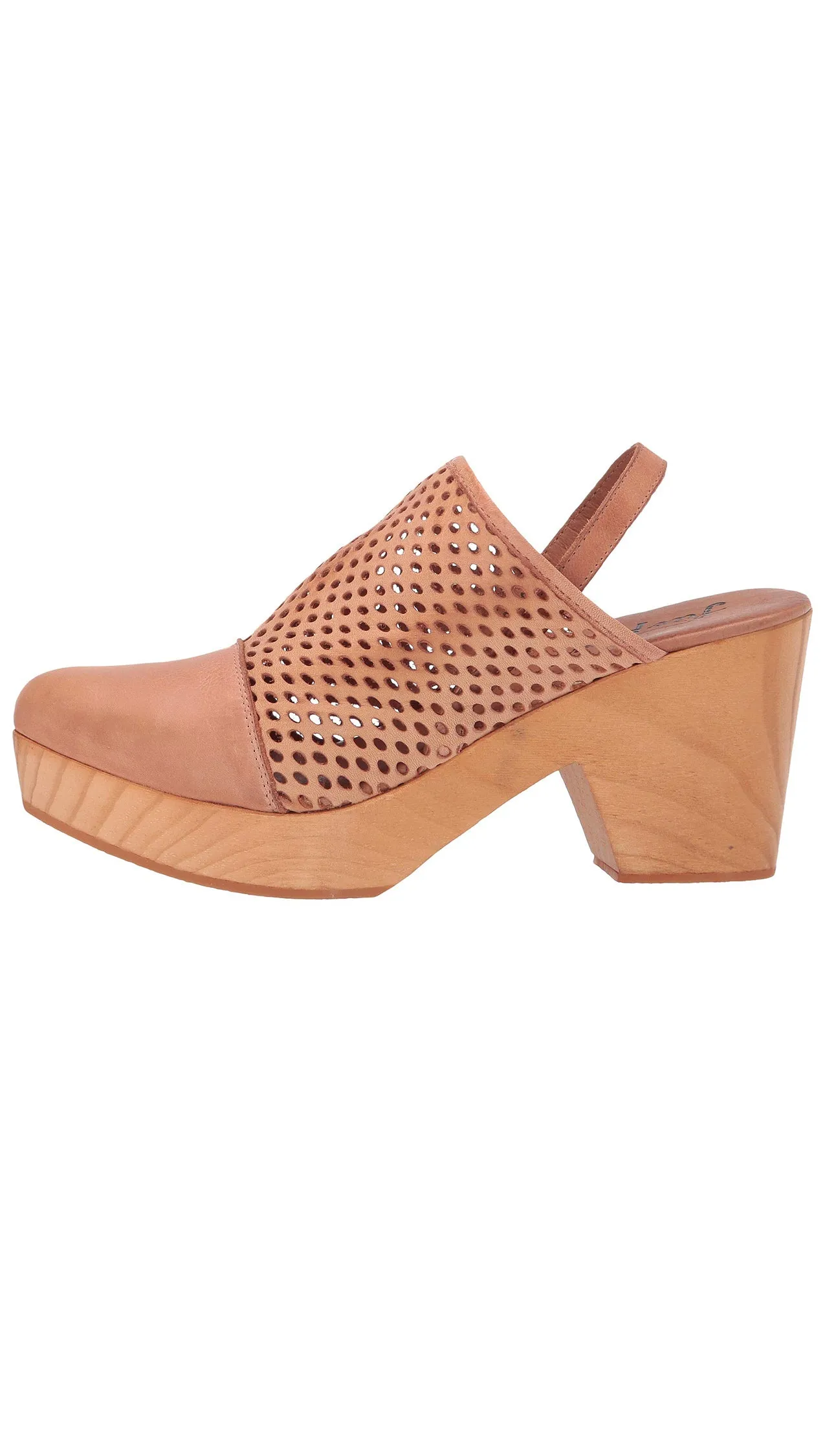 Free People Logan Natural Leather Clogs