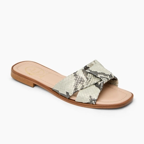 Indoor Shore Play Monica Italian Leather Slide