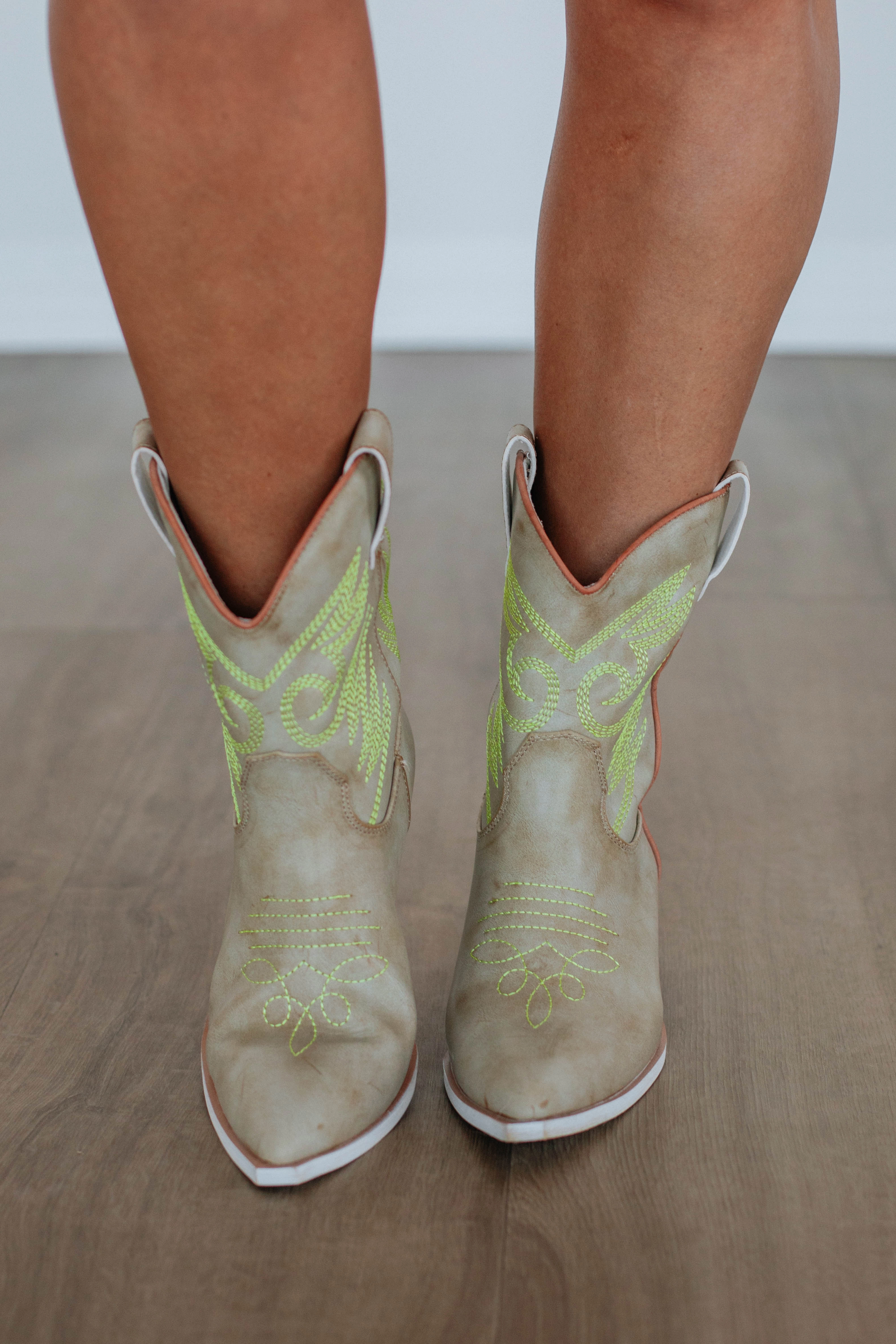 Stay Wild Cowgirl Boots - Sand Cushioned Insole Technology