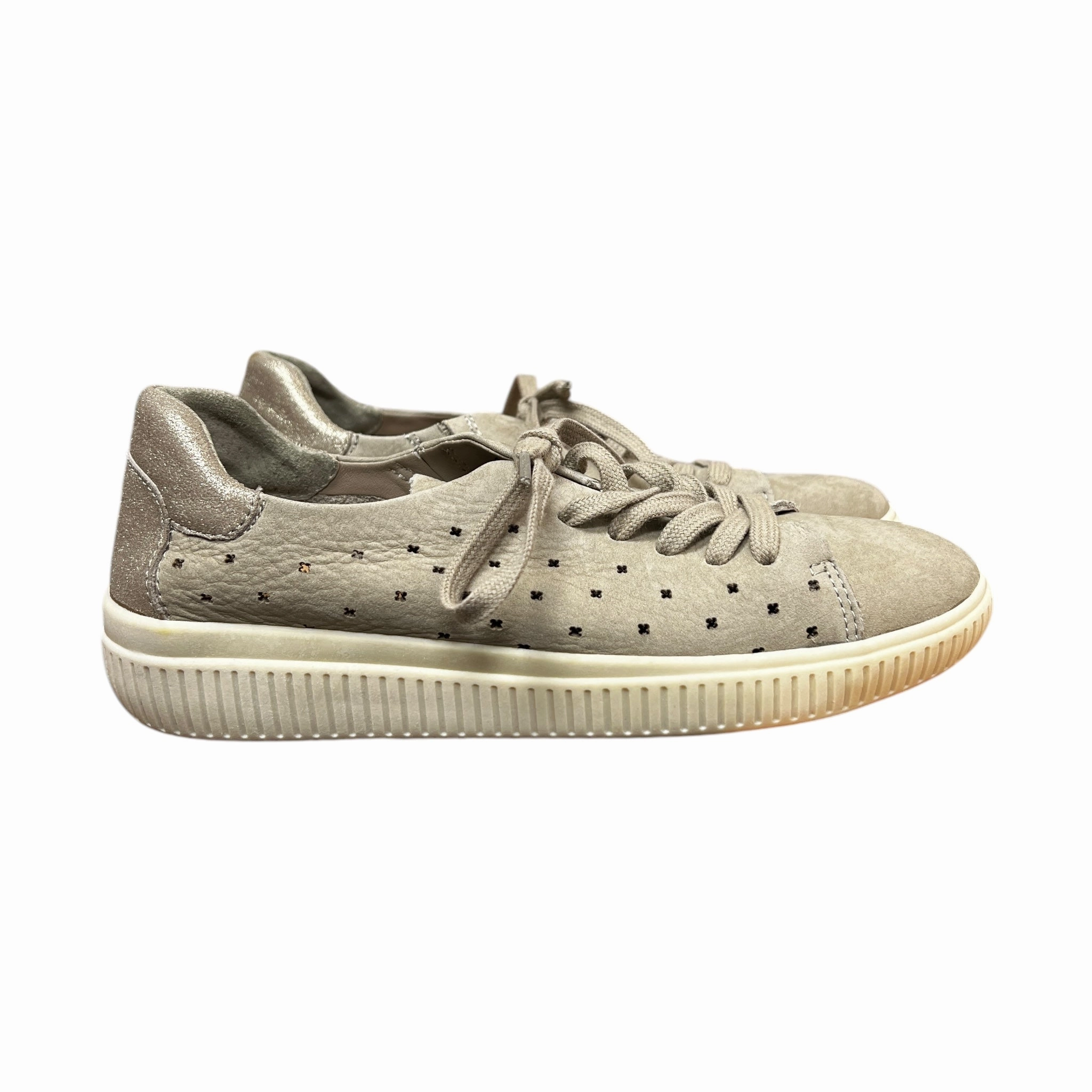 Secure fit Shoes Sneakers By Nurture In Tan, Size:7