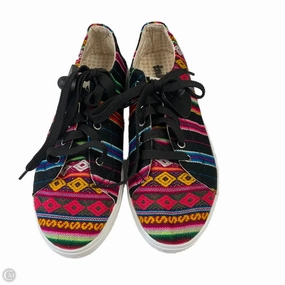 Back Tab ground grip Shoes Sneakers By inkkasIn Red, Size: 10