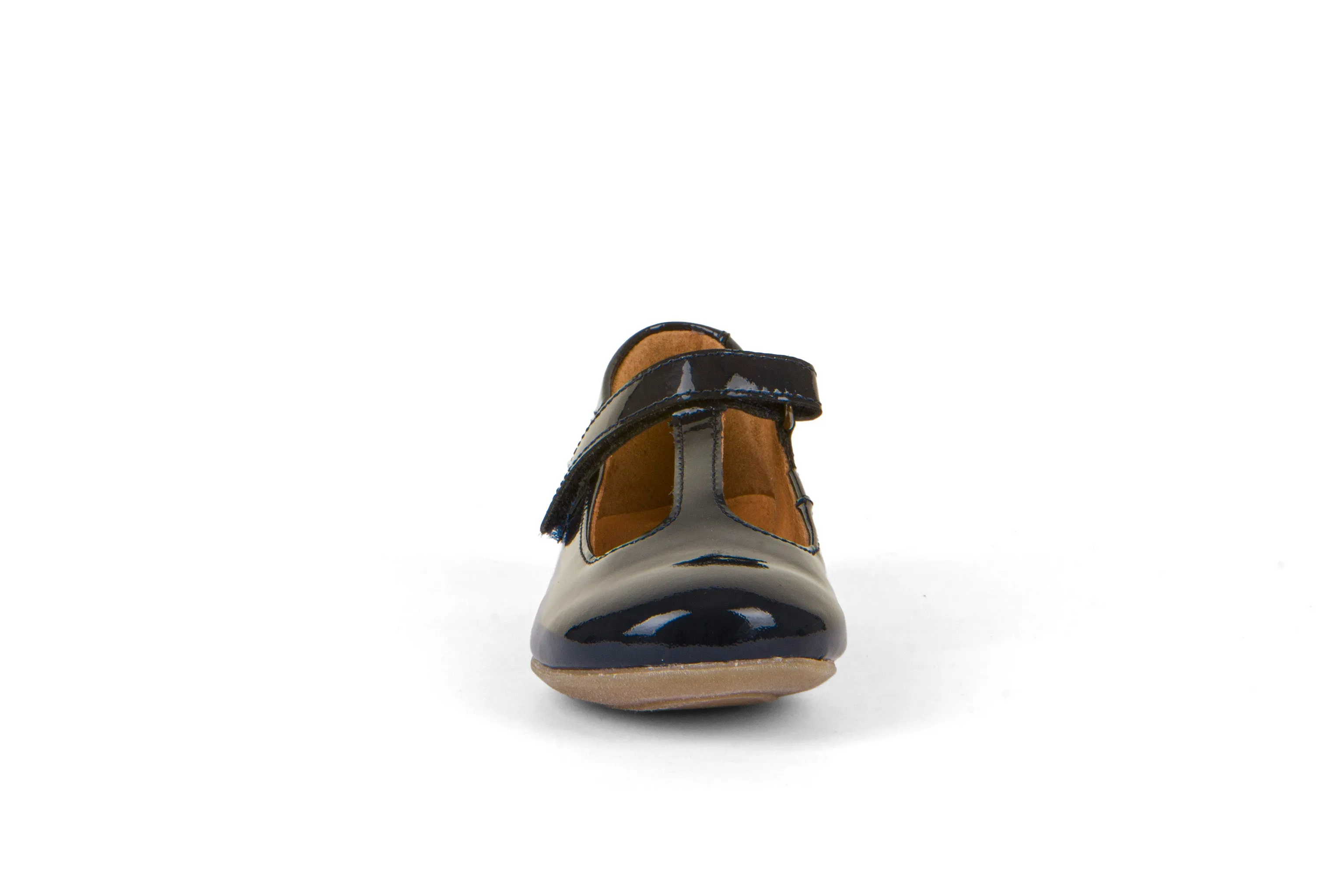 Froddo Girl's Fiona T Bar Dress Shoes - Blue Patent