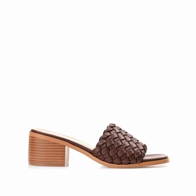 Chic Footwear for Summer FYLICIA HEELED SANDALS IN VEGAN LEATHER
