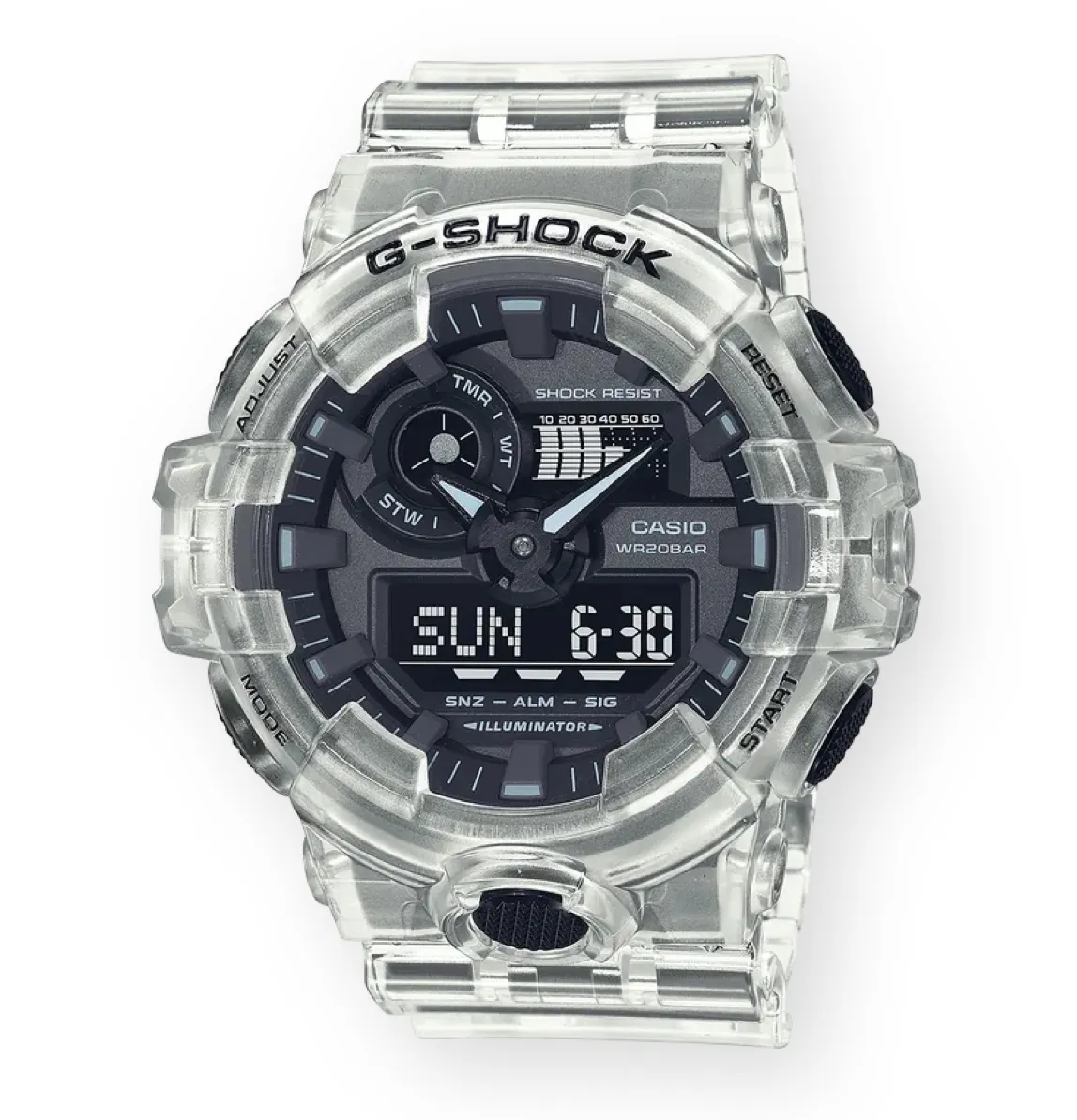 G-SHOCK TRANSPARENT PACK ANALOG DIGITAL GA700SKE-7A