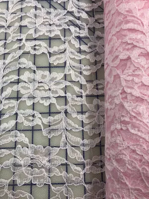 Galloon Lace - 60-inches Wide Candy Pink Close-Out