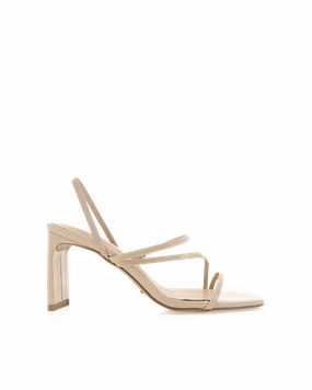 Wedding Booties Luxe Craft GENNA - NUDE PATENT