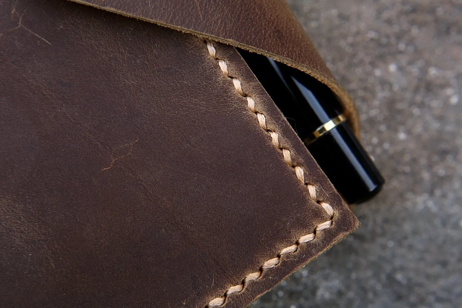 genuine leather cover organizer for rite in the rain top-spiral notebook 3" x 5" 4" x 6"