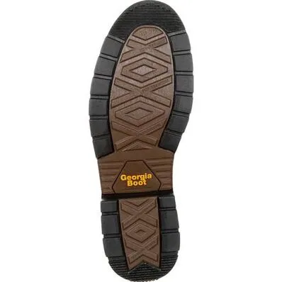 Georgia Men's 11" Carbo-Tec LT Waterproof Composite Toe Wellington Work Boot - Brown GB00239