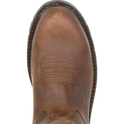 Georgia Men's 11" Carbo-Tec LT Waterproof Composite Toe Wellington Work Boot - Brown GB00239