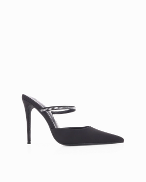Eco Friendly Minimalist Fans Soft Neutral GIANELLA - BLACK SATIN