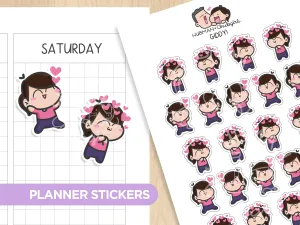 Giddy! Planner Stickers