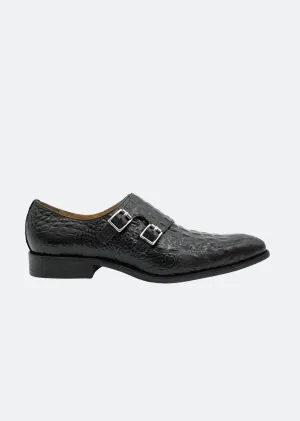 GJones Croc Double Monkstraps