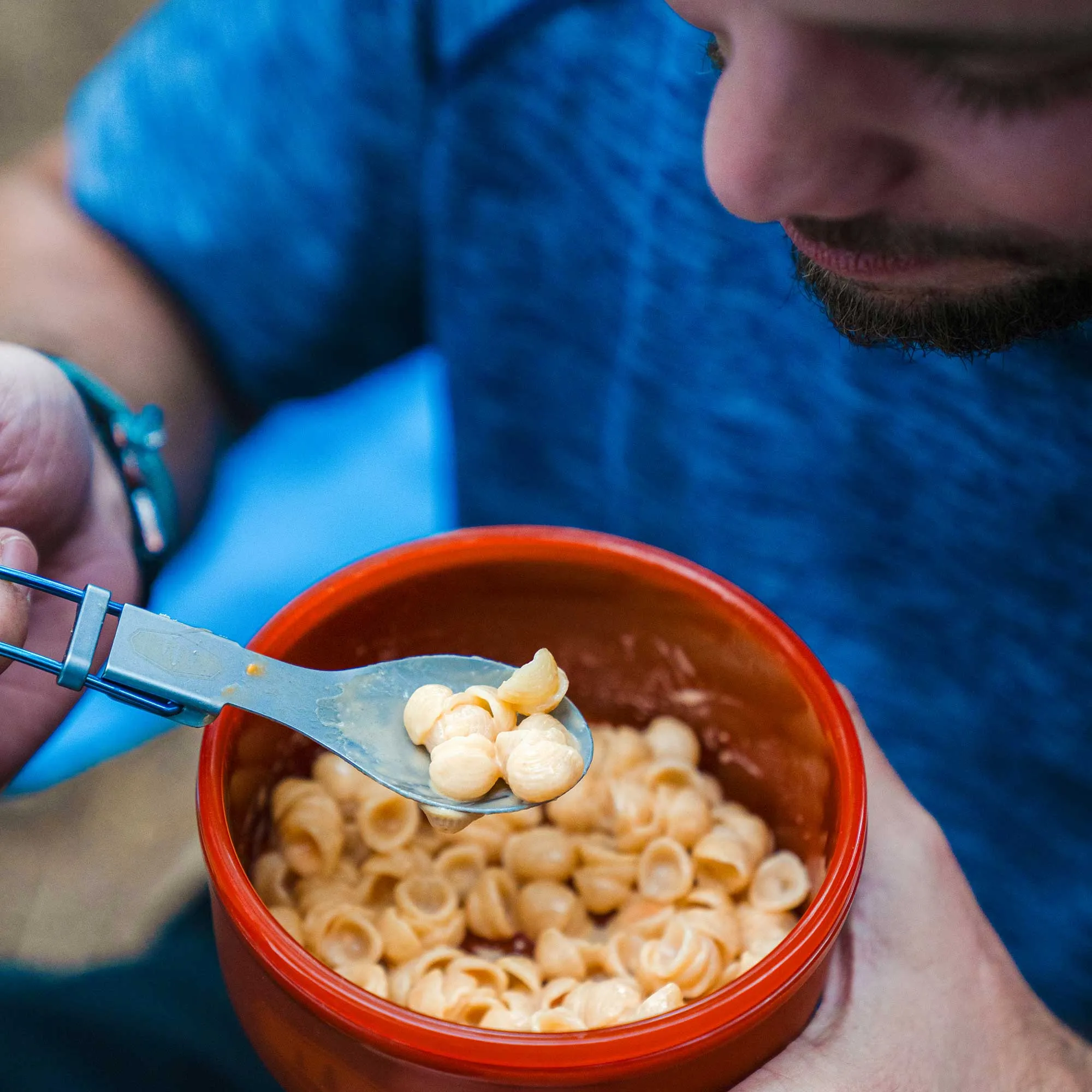 Glacier Folding Spoon - Blue