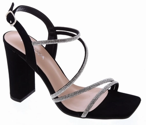 Glam Straps High Heel Sandal (BLACK) Office Meeting Simple Aesthetic