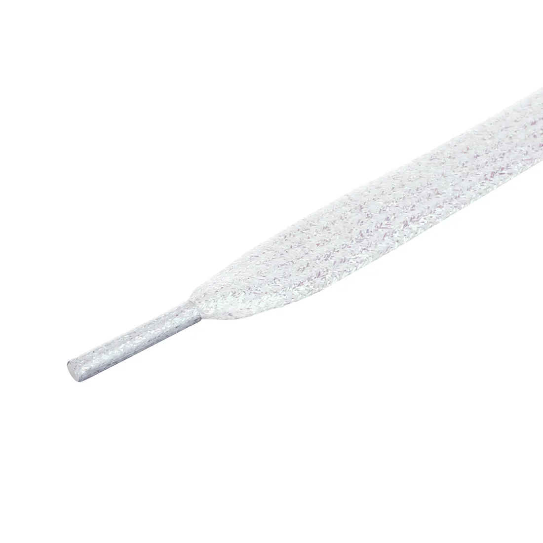 Glitter Metallic Shiny Flat Sneakers Shoelace Strings