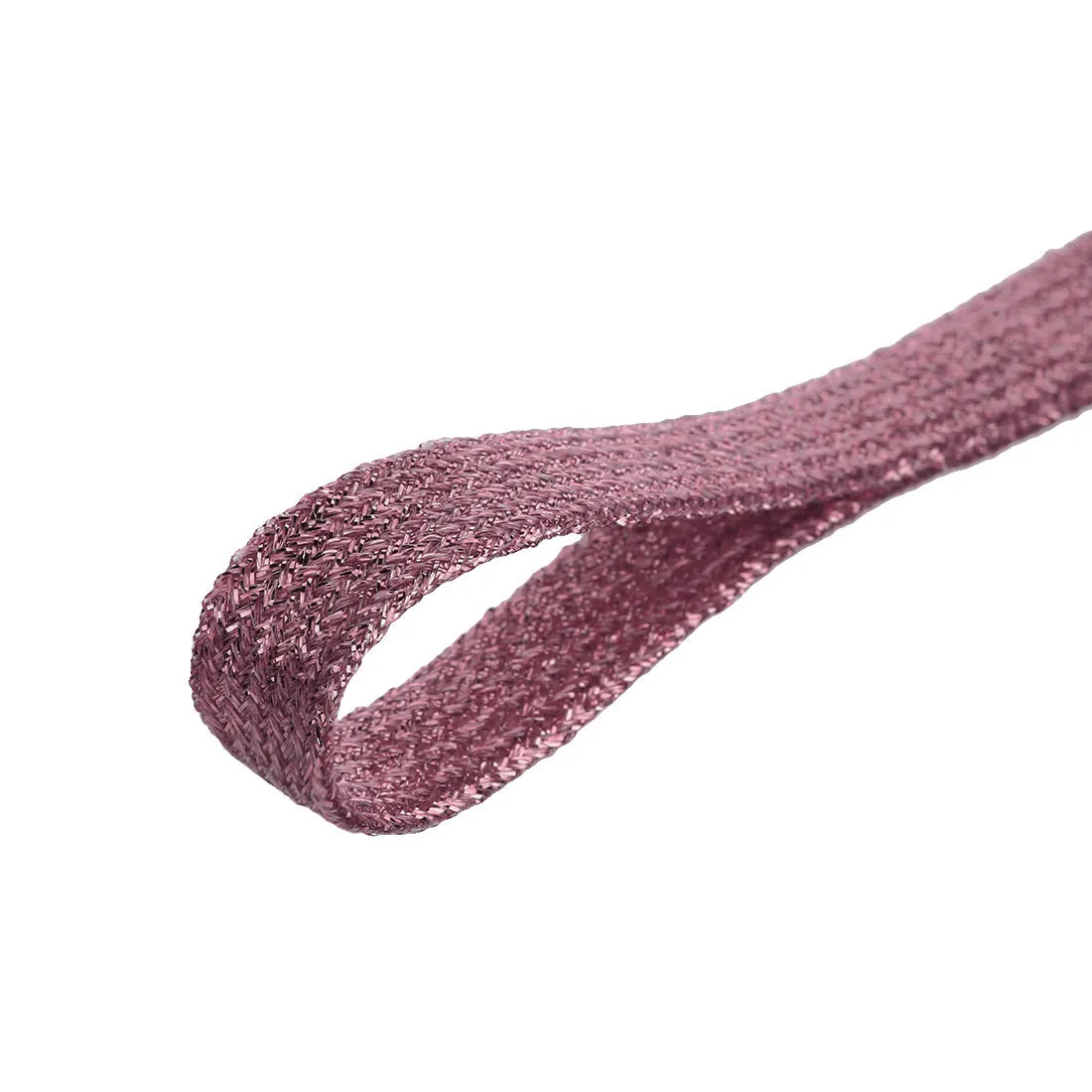 Glitter Metallic Shiny Flat Sneakers Shoelace Strings